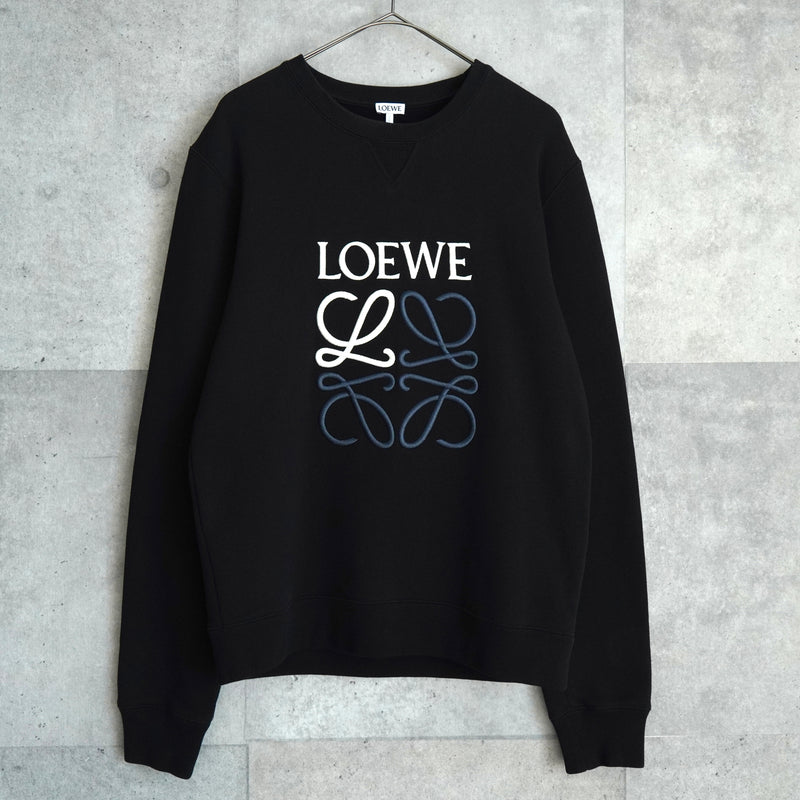 ロエベ アナグラム スウェット ブラック