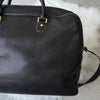 Dunhill Leather 2-Way Boston Bag in Black
