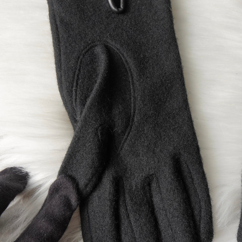 ヴィヴィアン ウエストウッド オーブ レザー口 グローブ 手袋 ブラック レディース