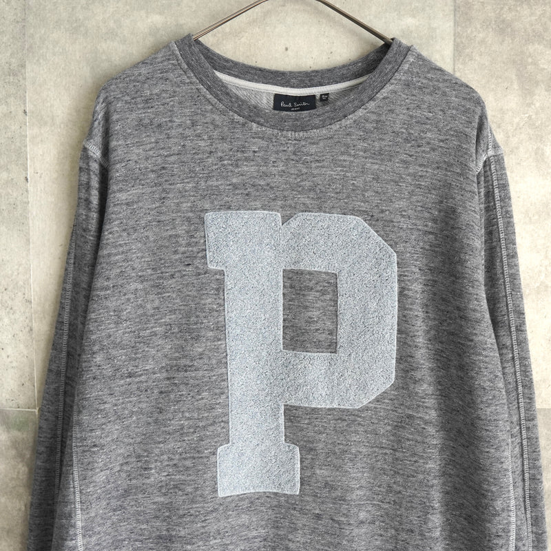 ポールスミス イニシャルロゴ スウェット グレー