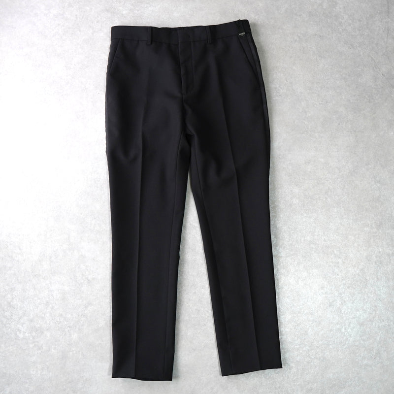 フェンディ ライン セットアップ スーツ メンズ ブラック / グレー