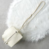 Jil Sander 灰白色软皮单肩包