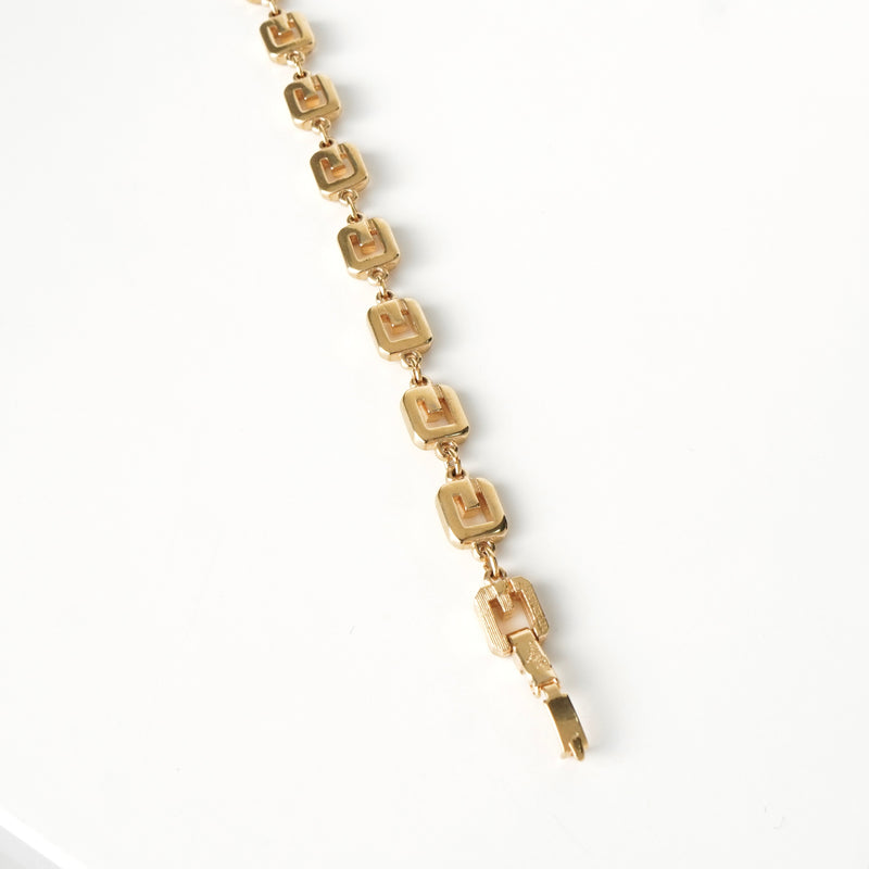 ジバンシィ ヴィンテージ Gロゴ ブレスレット GP ゴールド