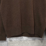 ポロ ラルフローレン スモールポニー ウール ニット ブラウン