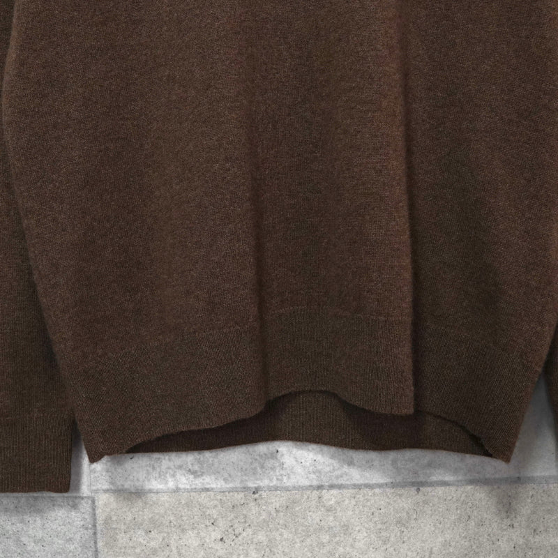 ポロ ラルフローレン スモールポニー ウール ニット ブラウン