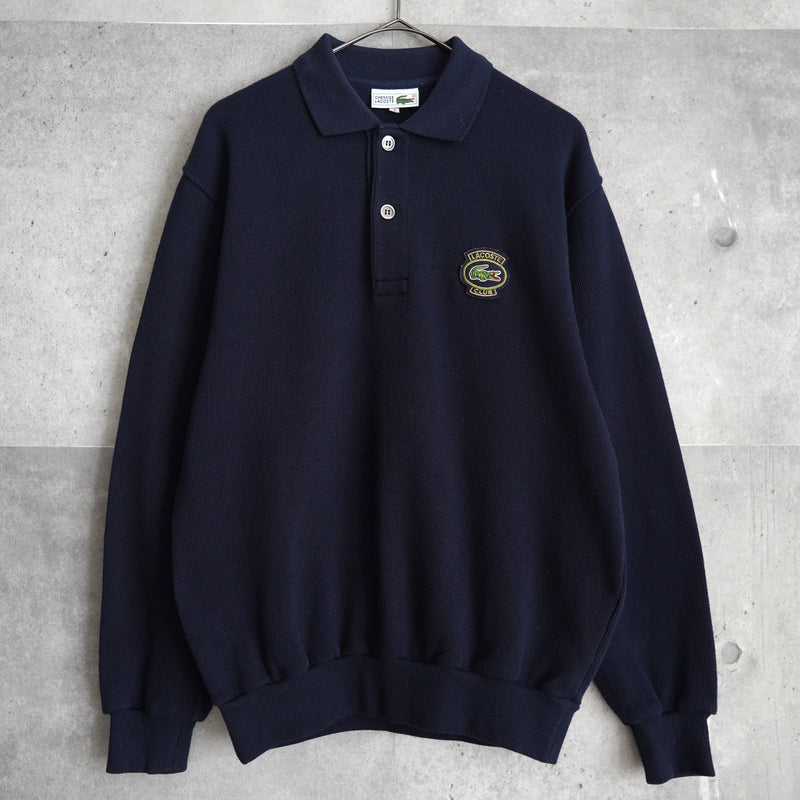 80's｜Logo Patch Collar Sweater