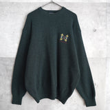 90's｜Emblem Logo Sweater｜Made in Italy