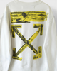 オフホワイト 19AW Acrylic Arrows Sweatshirt スウェット ホワイト M メンズ