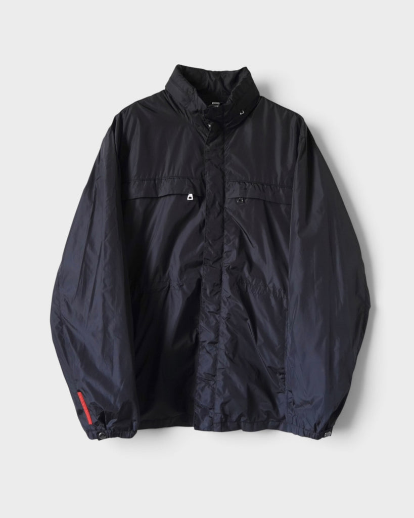 プラダ スポーツ ヴィンテージ ナイロンジャケット ブルゾン ブラック サイズ54 メンズ