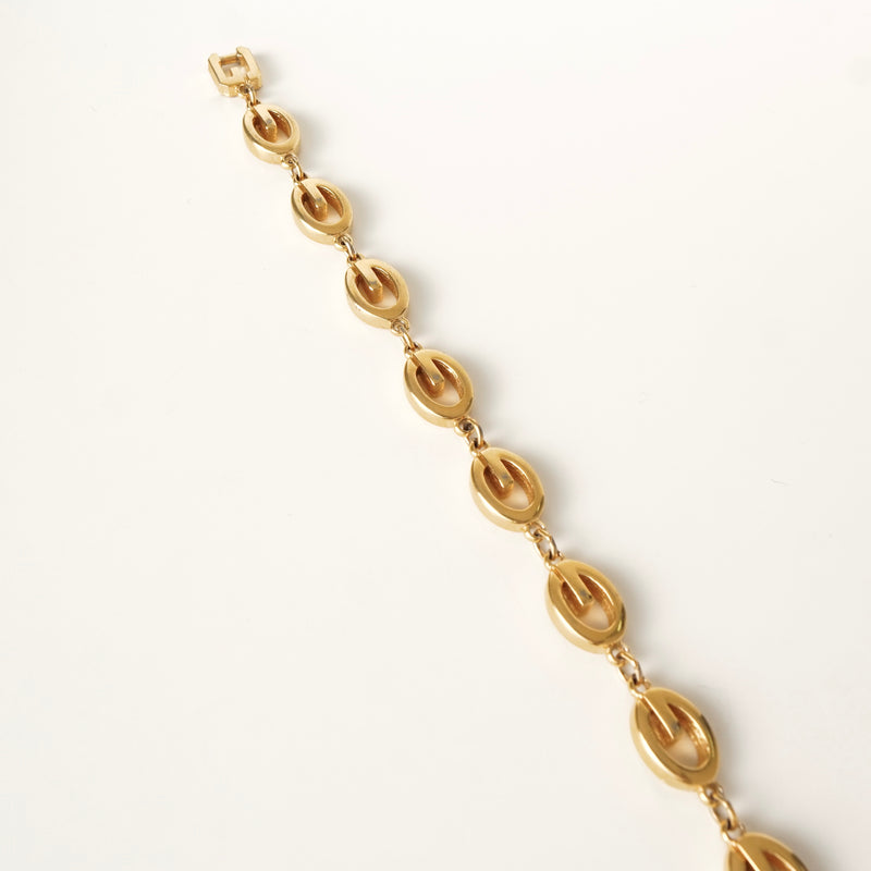 ジバンシィ ヴィンテージ Gロゴ ブレスレット GP ゴールド