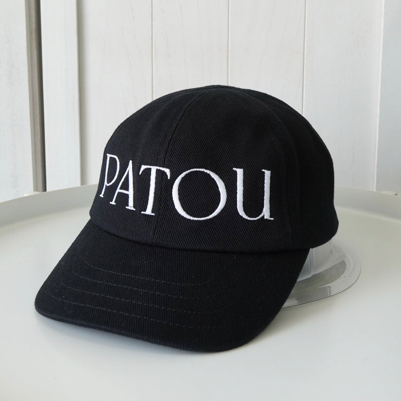 Patou Logo Cap Black