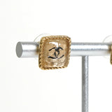 シャネル ココマーク ビジュー スクエア ピアス GP