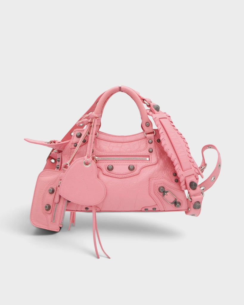バレンシアガ ネオ・カゴールXS レザー 2way ショルダーバッグ ハンドバッグ ピンク レディース