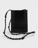 ジルサンダー TANGLE SMALL タングル スモール レザー ショルダーバッグ ブラック メンズ レディース