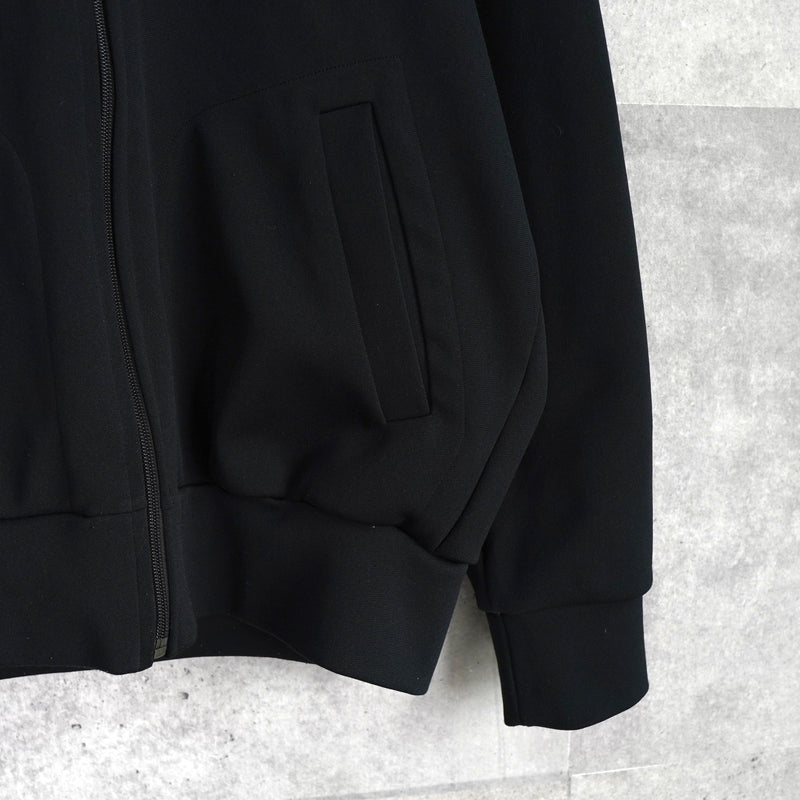プレイ コム デ ギャルソン ハートロゴ ジップアップ パーカー ブラック