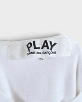 プレイ コム デ ギャルソン Tシャツ ホワイト XL メンズ レディース