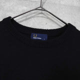 フレッドペリー ロゴ ニット ブラック