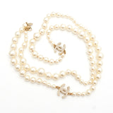 シャネル ココマーク パール ロングネックレス GP レディース 箱付き