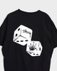 ステューシー ダイス Tシャツ ブラック メンズ