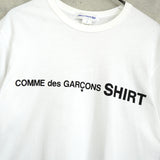 Comme des Garçons Shirt Logo T-Shirt White