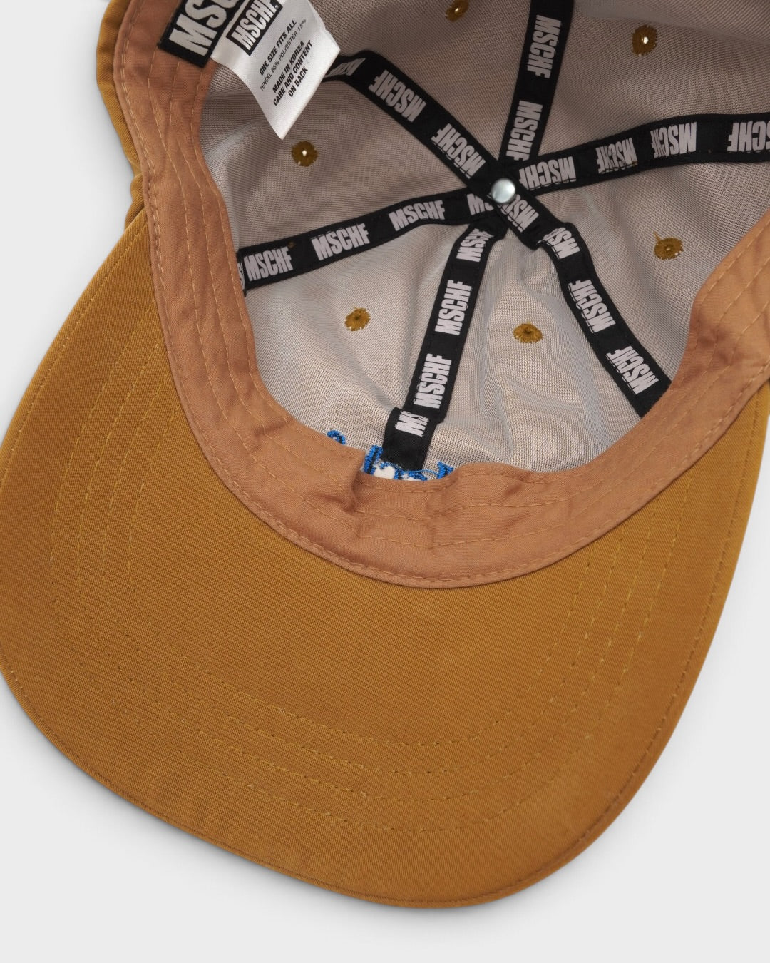 ミスチーフ 2018SS ロゴ キャップ  キャメル