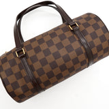 ルイ ヴィトン ダミエ パピヨン26 ドラムバッグ ハンドバッグ ブラウン N51304