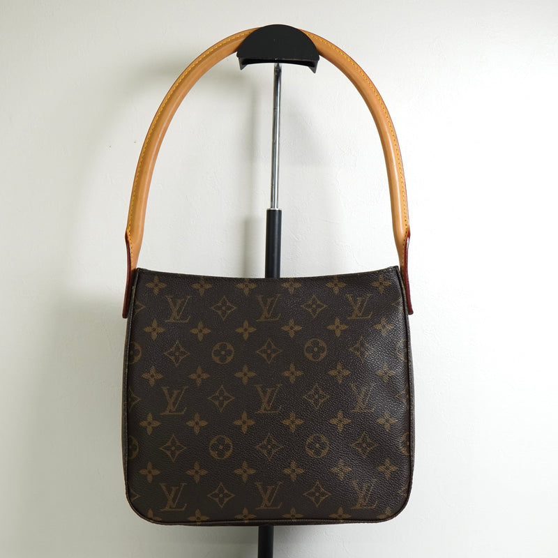 ルイ ヴィトン モノグラム ルーピングMM ワンショルダーバッグ ブラウン M51146