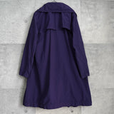 ミー イッセイミヤケ アーカイブ ナイロン トレンチコート レディース パープル
