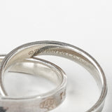 ティファニー 1837 ナロー ダブル シルバー925 指輪 リング 10.5号