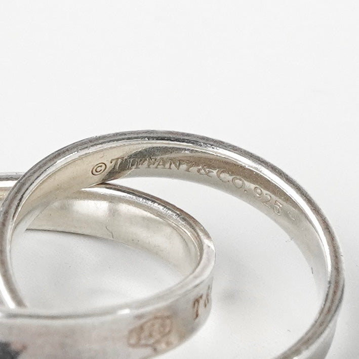 ティファニー 1837 ナロー ダブル シルバー925 指輪 リング 10.5号