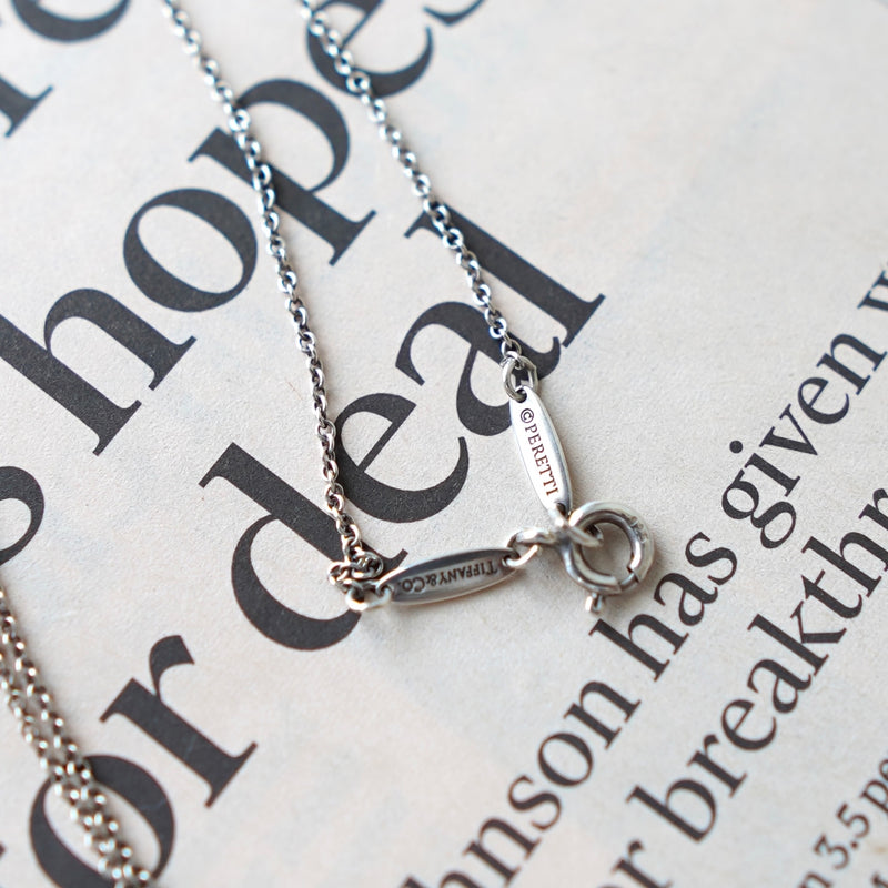 "Open Heart" Silver Necklace