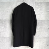 アクネ ストゥディオズ メルトンウール チェスターコート ブラック