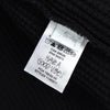 ステューシー Big Thermal Zip Shirt ワンポイントロゴ フルジップ サーマル ブラック メンズ