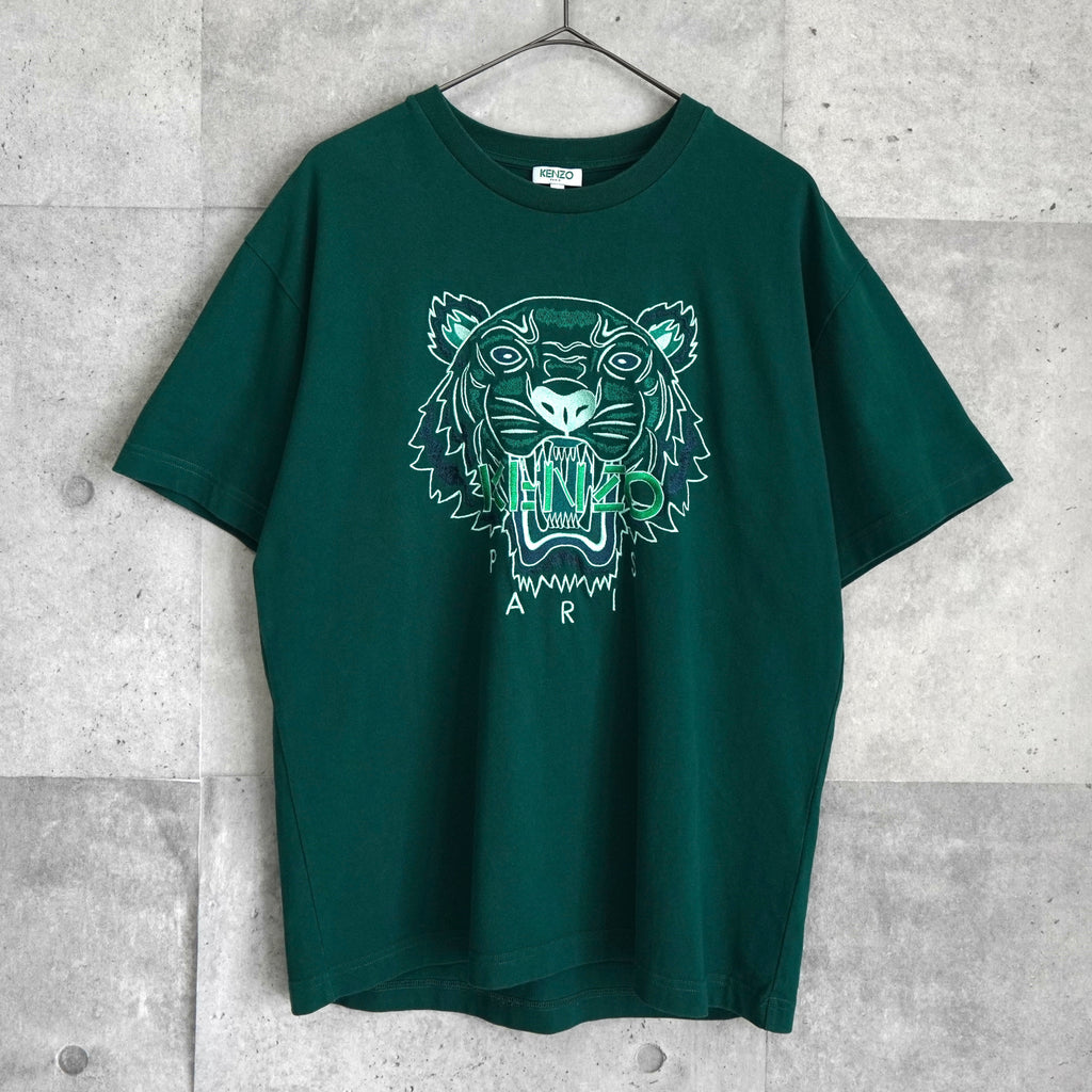 ケンゾー タイガー Tシャツ グリーン