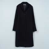 ジルサンダー チェスターコート ウールコート ブラック レディース