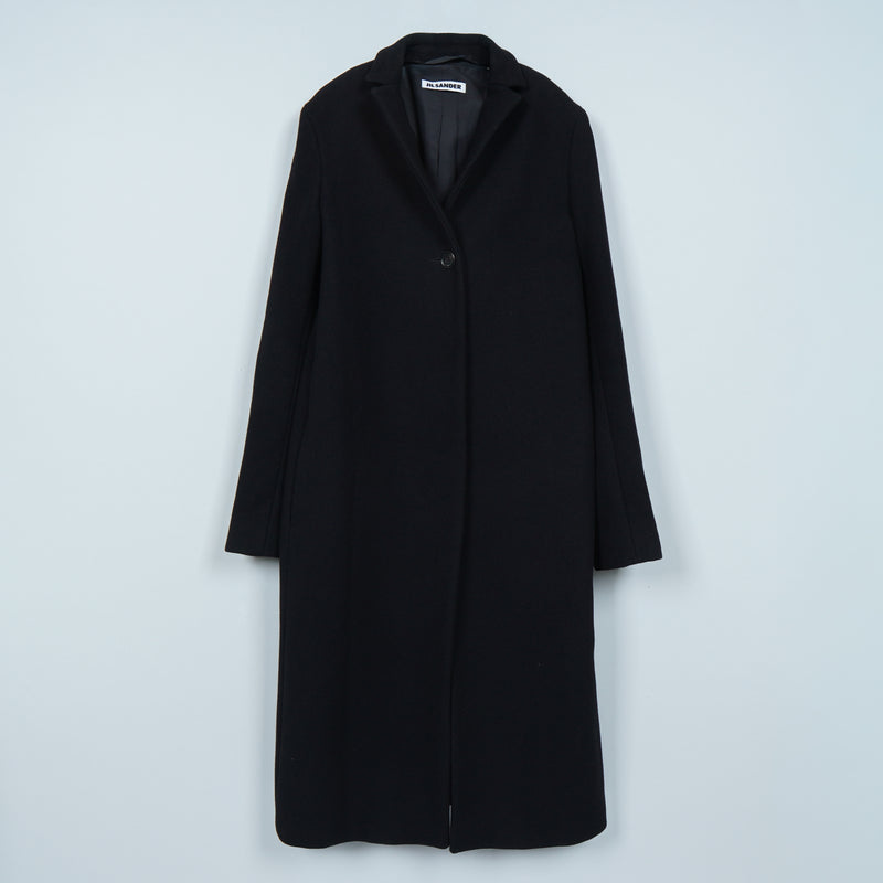 ジルサンダー チェスターコート ウールコート ブラック レディース