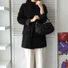 Prada nylon/leather ribbon handbag in black