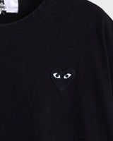 プレイ コム デ ギャルソン ハートロゴ Tシャツ ブラック