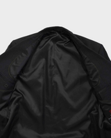 バレンシアガ ヴィンテージ チェック柄 ウール シングル テーラードジャケット チャコールグレー メンズ