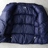 ザ ノースフェイス ヌプシ ロゴ ダウンジャケット ネイビー