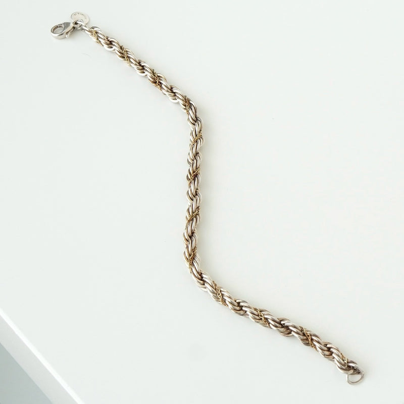 ティファニー ツイストチェーン 750 × 925 ブレスレット 18K 18金 シルバー925