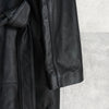 ロベルト ボッティチェリ レザー トレンチコート ブラック レディース