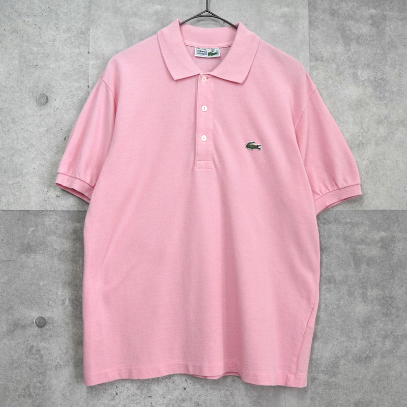 Lacoste Chemise 徽标贴片短袖 Polo 衫（浅粉色）