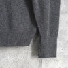 バーバリー ヴィンテージ エンブレムロゴ Vネック ニット グレー