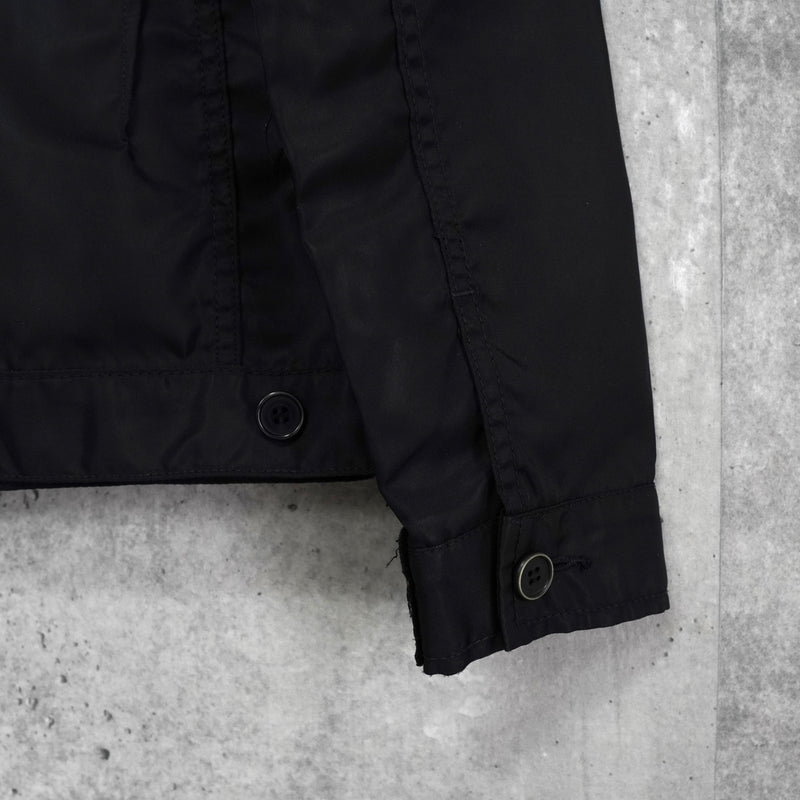 トリコ コムデギャルソン 2002年製 光沢 トラッカージャケット ブラック