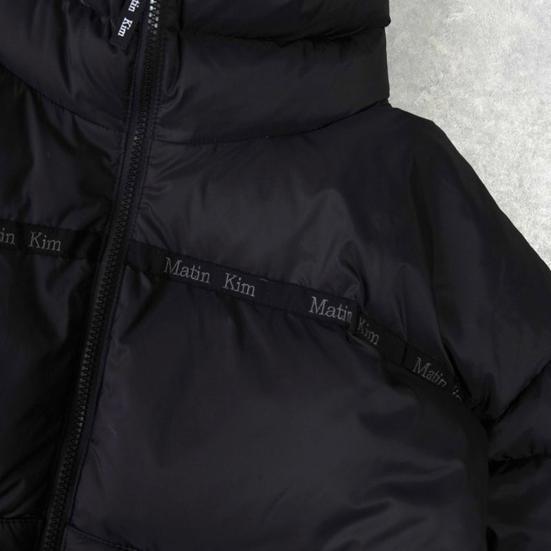 マーティンキム  ロゴ ダウンジャケット ブラック