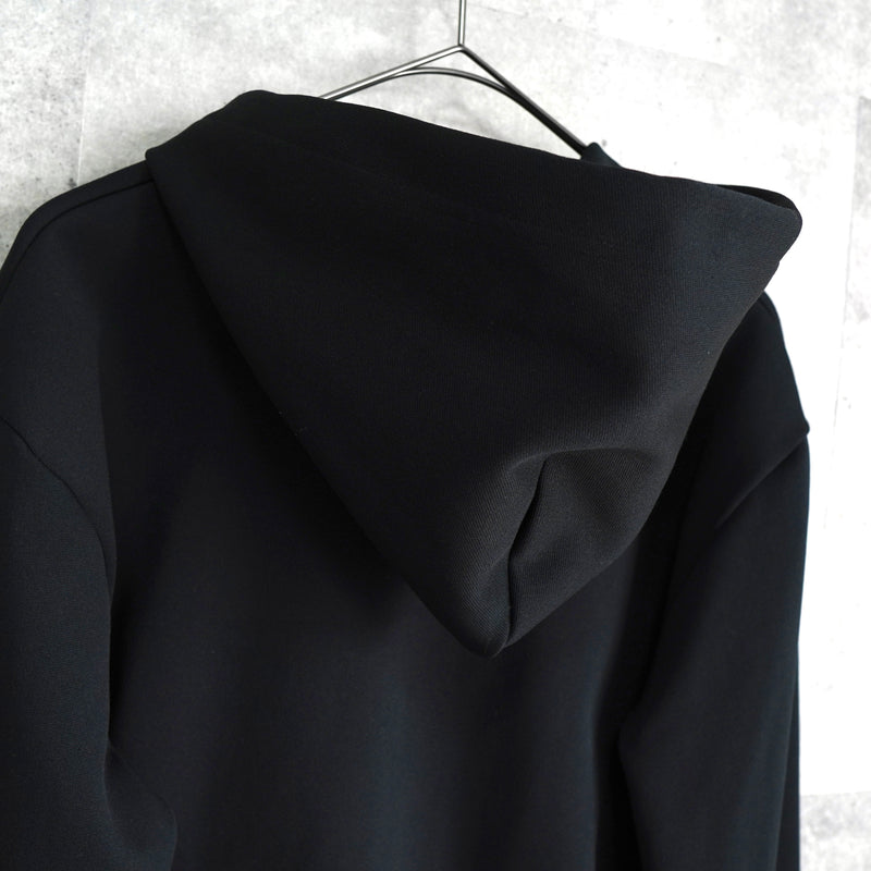 プレイ コム デ ギャルソン ハートロゴ ジップアップ パーカー ブラック