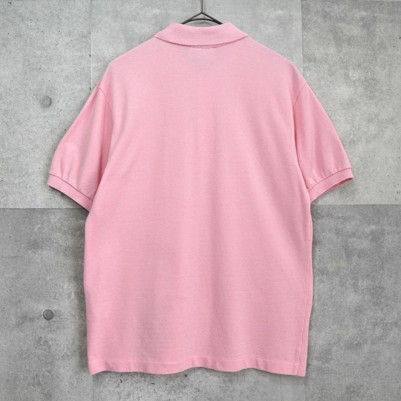 Lacoste Chemise 徽标贴片短袖 Polo 衫（浅粉色）