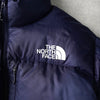 ザ ノースフェイス ヌプシ ロゴ ダウンジャケット ネイビー