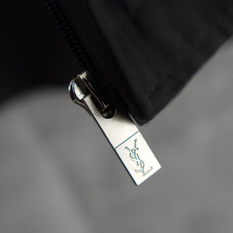 イヴサンローラン YSLロゴ ブルゾン グレー